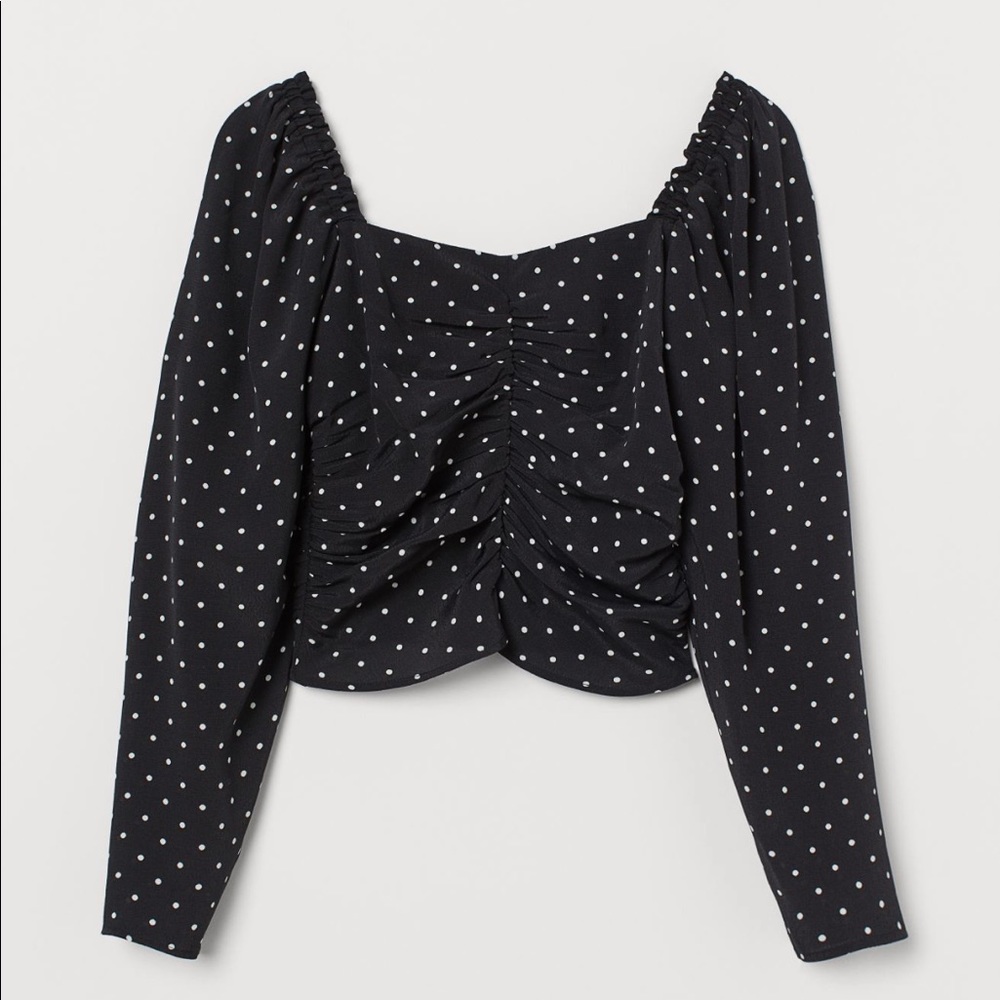 H&M Puff-Sleeved Blouse